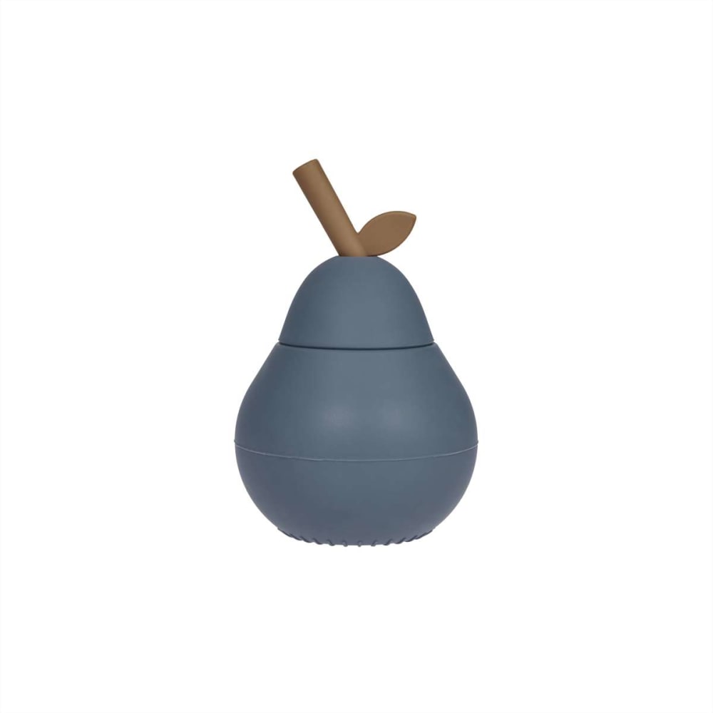Tasse bleu en silicone Ø8,3xH13,3cm