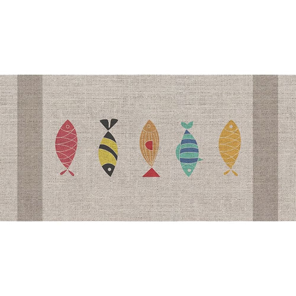 Alfombra vinílica peces 97x48cm