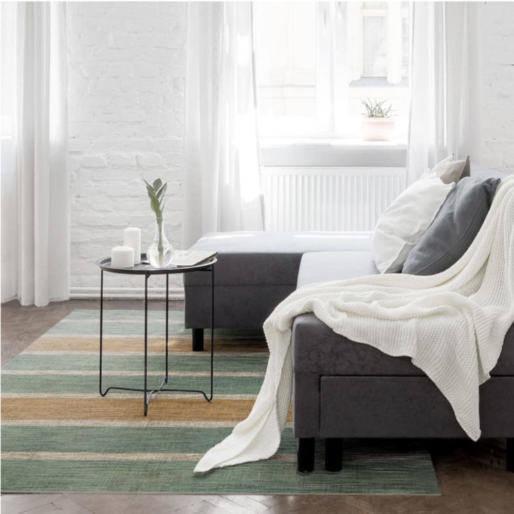 Vinylteppich mit organischen Motiven, mehrfarbig 295x195cm -