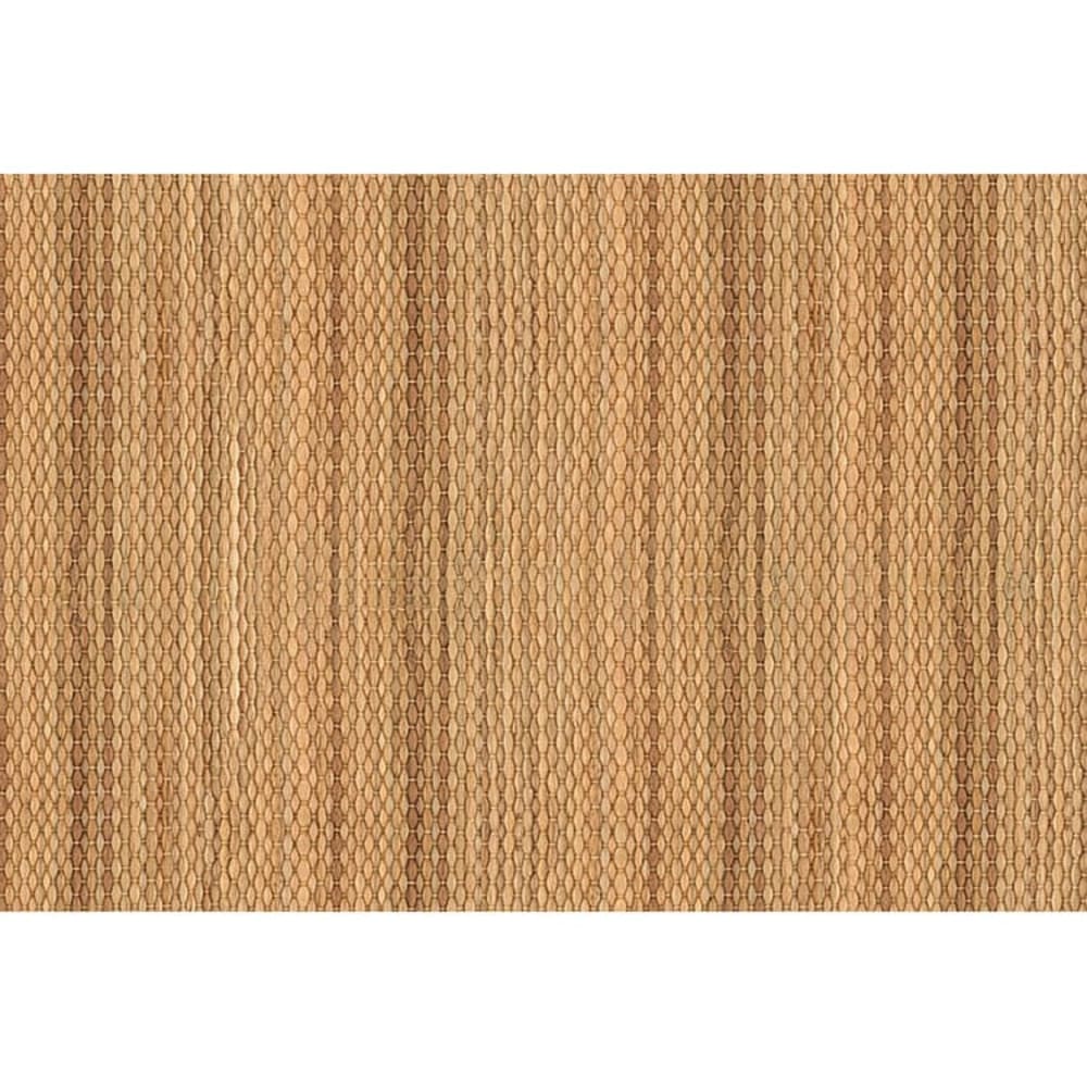 Alfombra vinílica imitación bambú trenzado 143x97cm