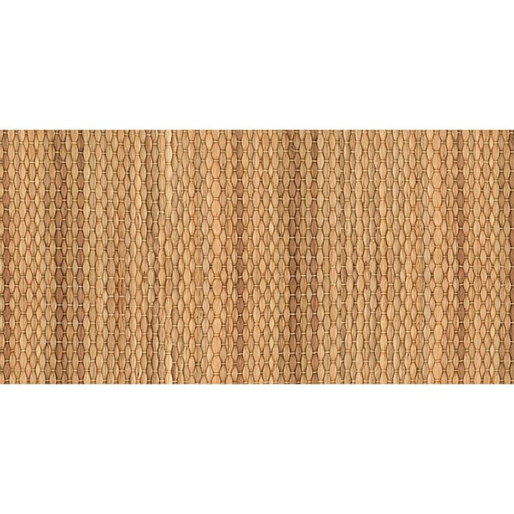 Alfombra vinílica imitación bambú trenzado 97x48cm