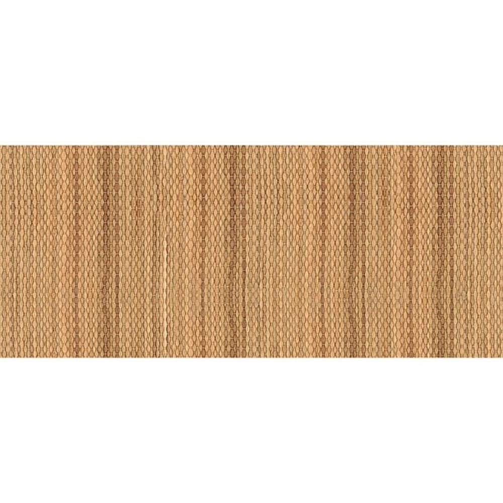 Alfombra vinílica imitación bambú trenzado 175x74cm