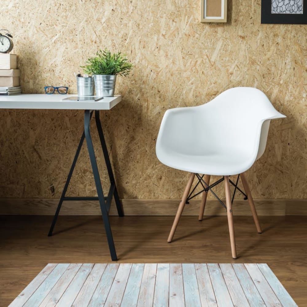 Alfombra vinílica orgánica gris 97x48cm - Maisons du Monde