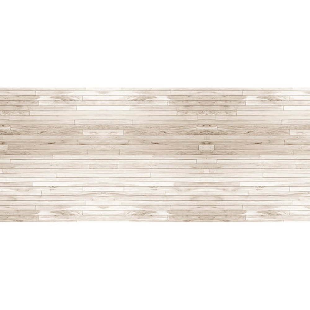 Pinted Vinylteppich mit braunen Bio-Motiven 150x65cm - Pvc - Polyvinlychlorid
