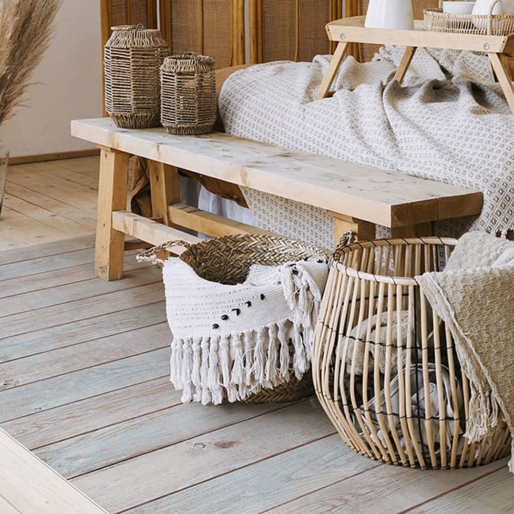 Alfombra vinílica orgánica gris 175x74cm - Maisons du Monde