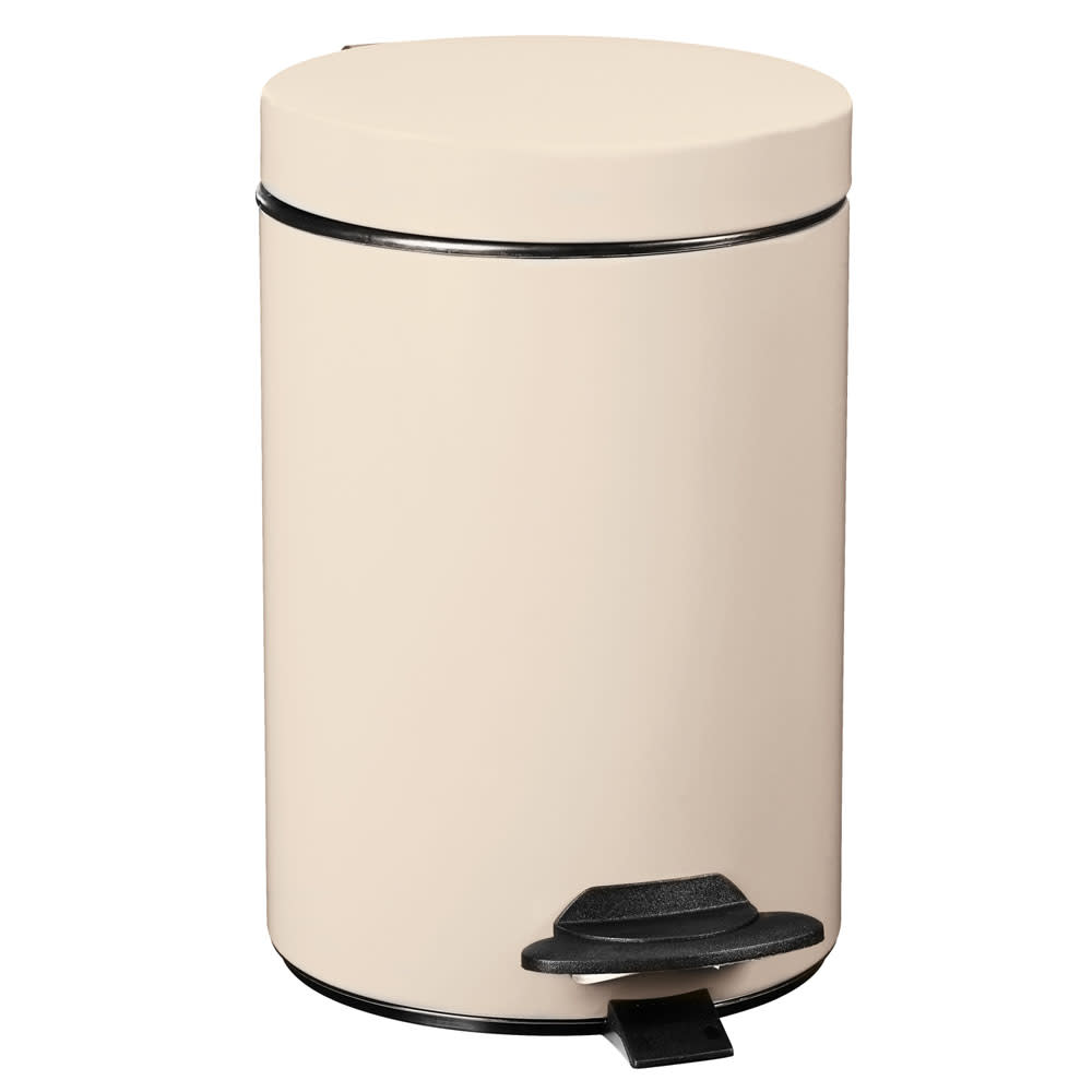 Poubelle de salle de bain à pédale 3l et 40 sacs poubelle 5l - Maisons du Monde