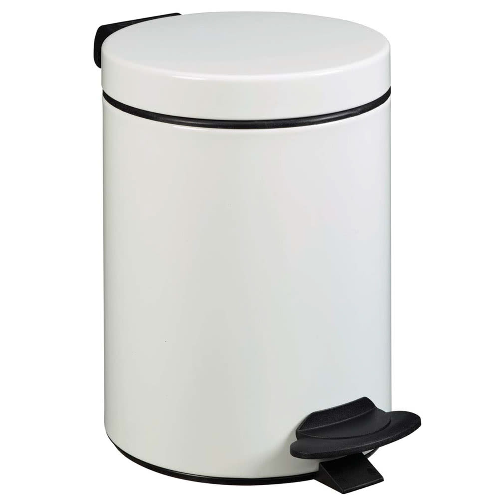 Poubelle de salle de bain à pédale 3l et 40 sacs poubelle 5l - Maisons du Monde
