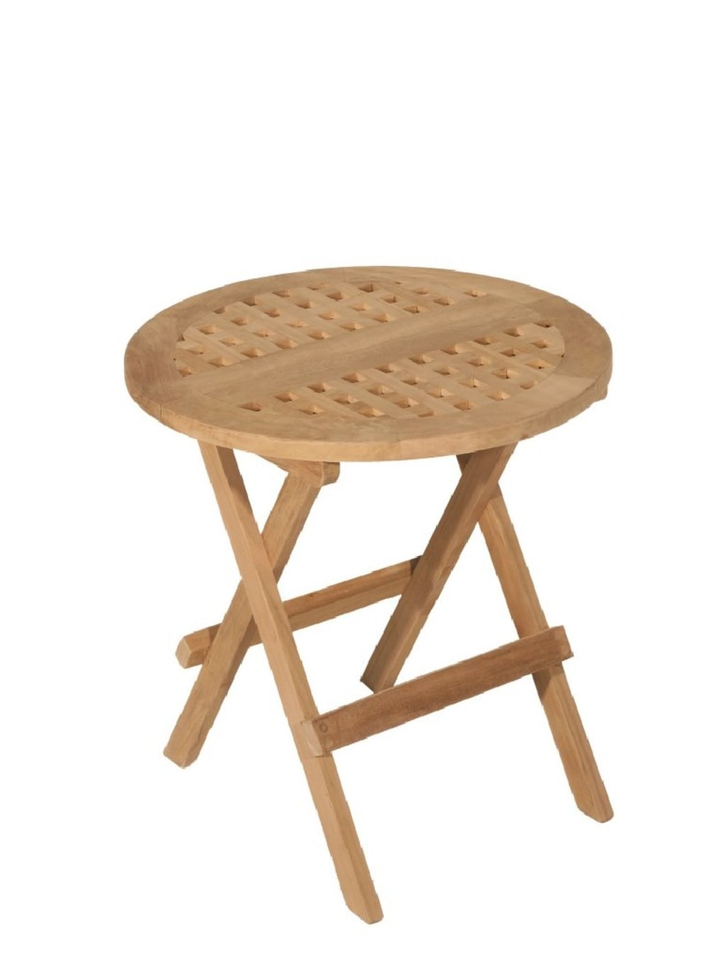 Mesa de centro plegable de jardín de madera de teca