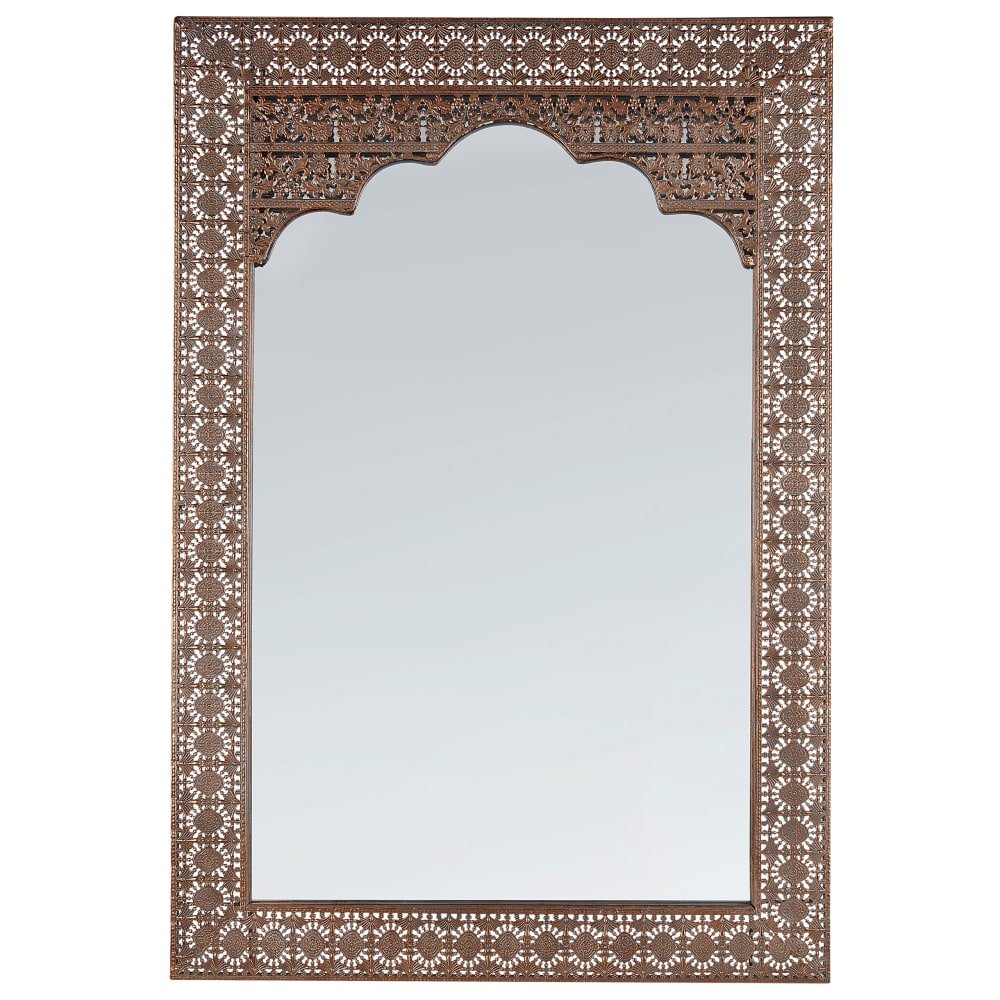 Wandspiegel aus Metall 90 x 60, kupfer - Maisons Du Monde