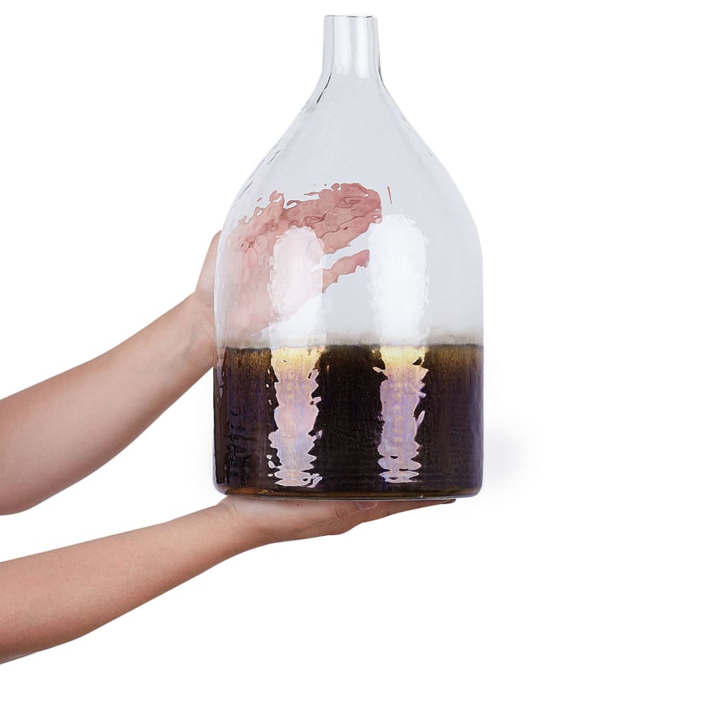 Vase à fleurs 36 cm verre multicolore — vue 4