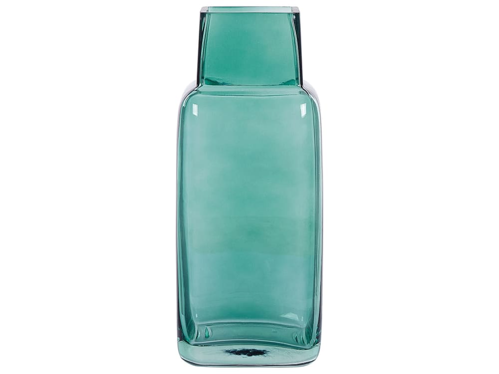 Beliani Blumenvase aus Glas 26cm, grün style modern - Glas