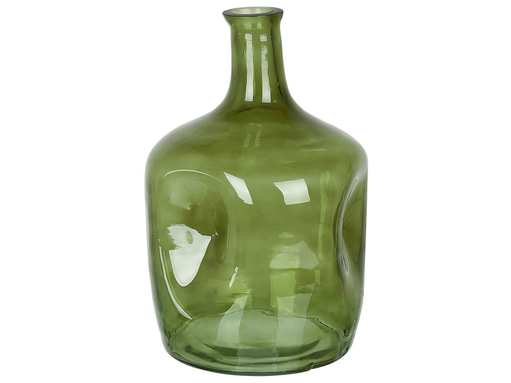 Blumenvase Aus Glas 30Cm, GrüN