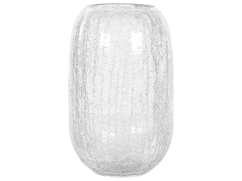 Vase à fleurs 28 cm verre transparent