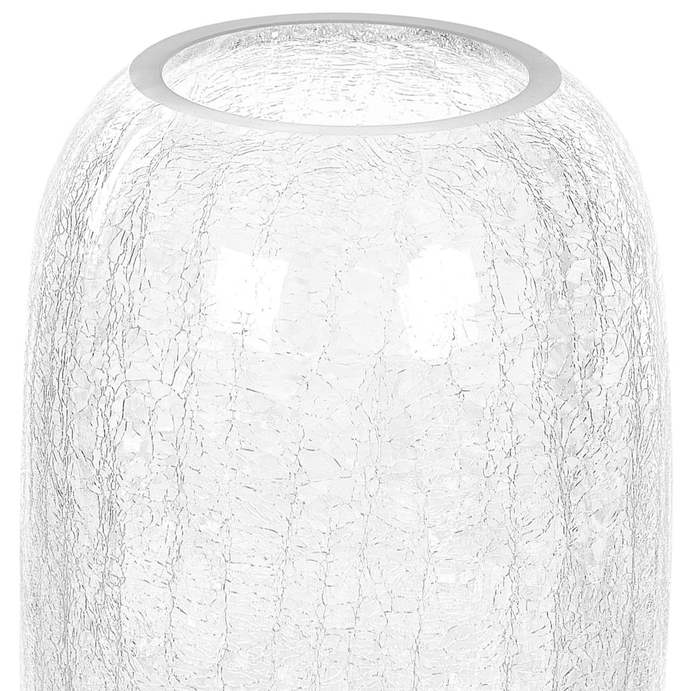 Vase à fleurs 28 cm verre transparent — vue 4