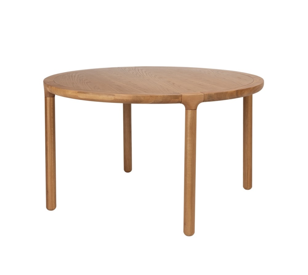 Zuiver Eleganter runder Esstisch aus Eichenholz style modern Braun