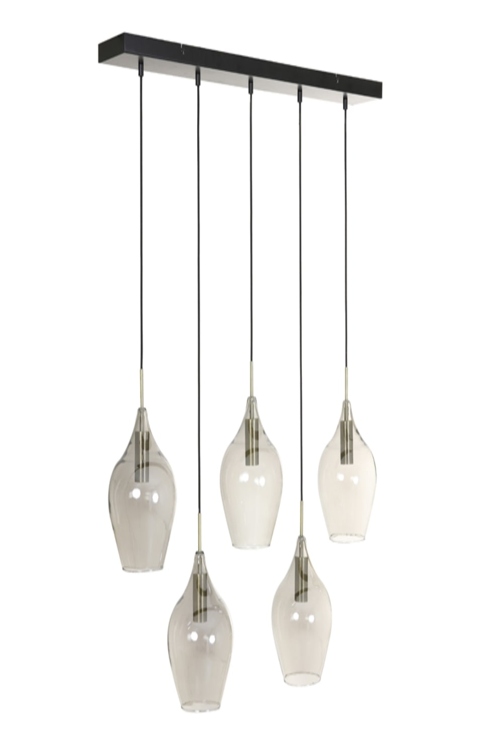 Suspension couleur doré verre 104x20x120cm — vue 4