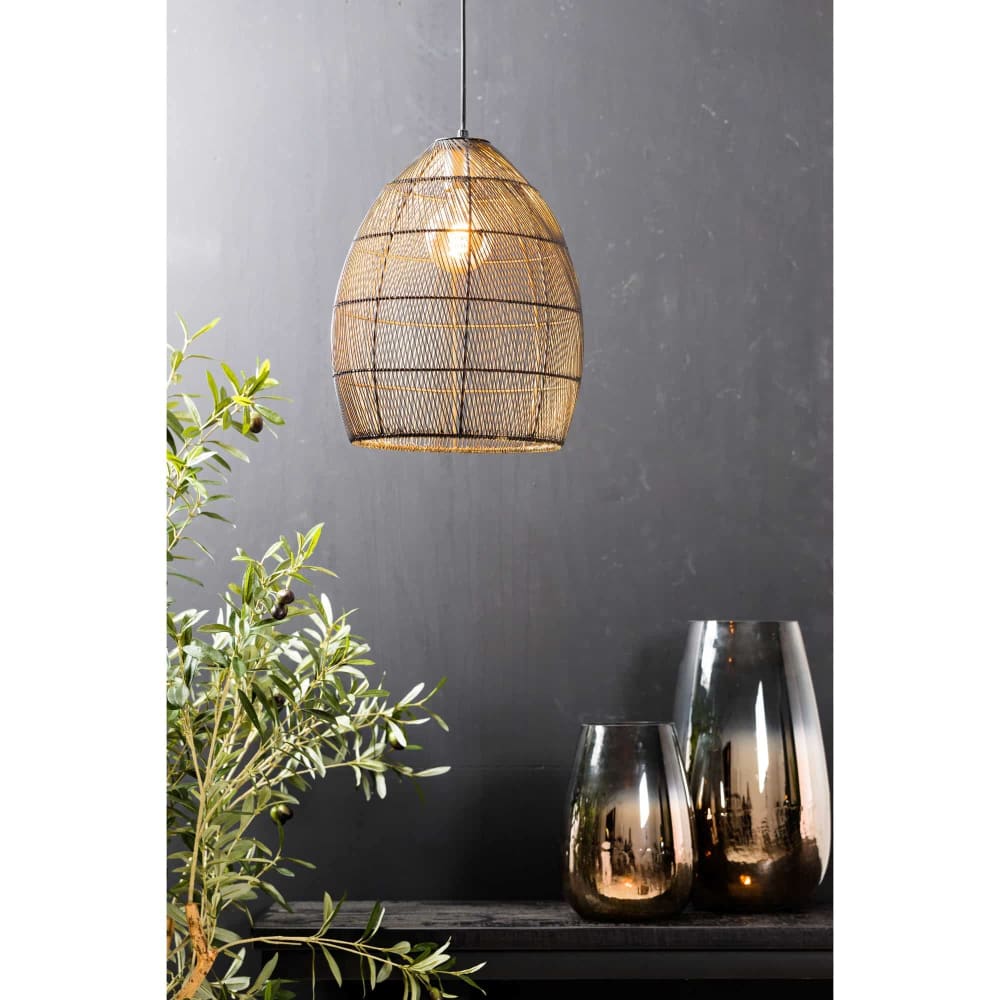 Hängeleuchte aus Metall, schwarz, ø30cm - Maisons Du Monde