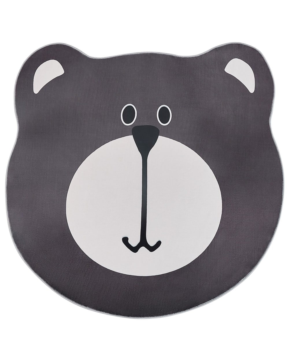 Tapis enfant en tissu marron 120x120cm