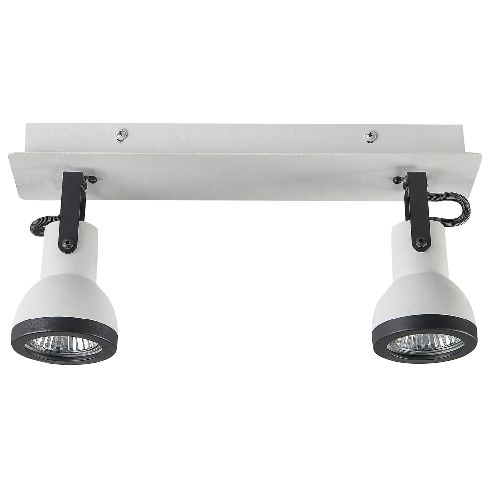 Spot à 2 lumières réglable métal blanc — vue 4
