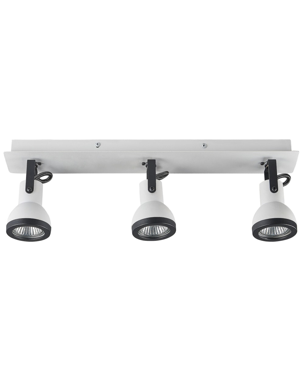 Spot à 3 lumières réglable métal blanc