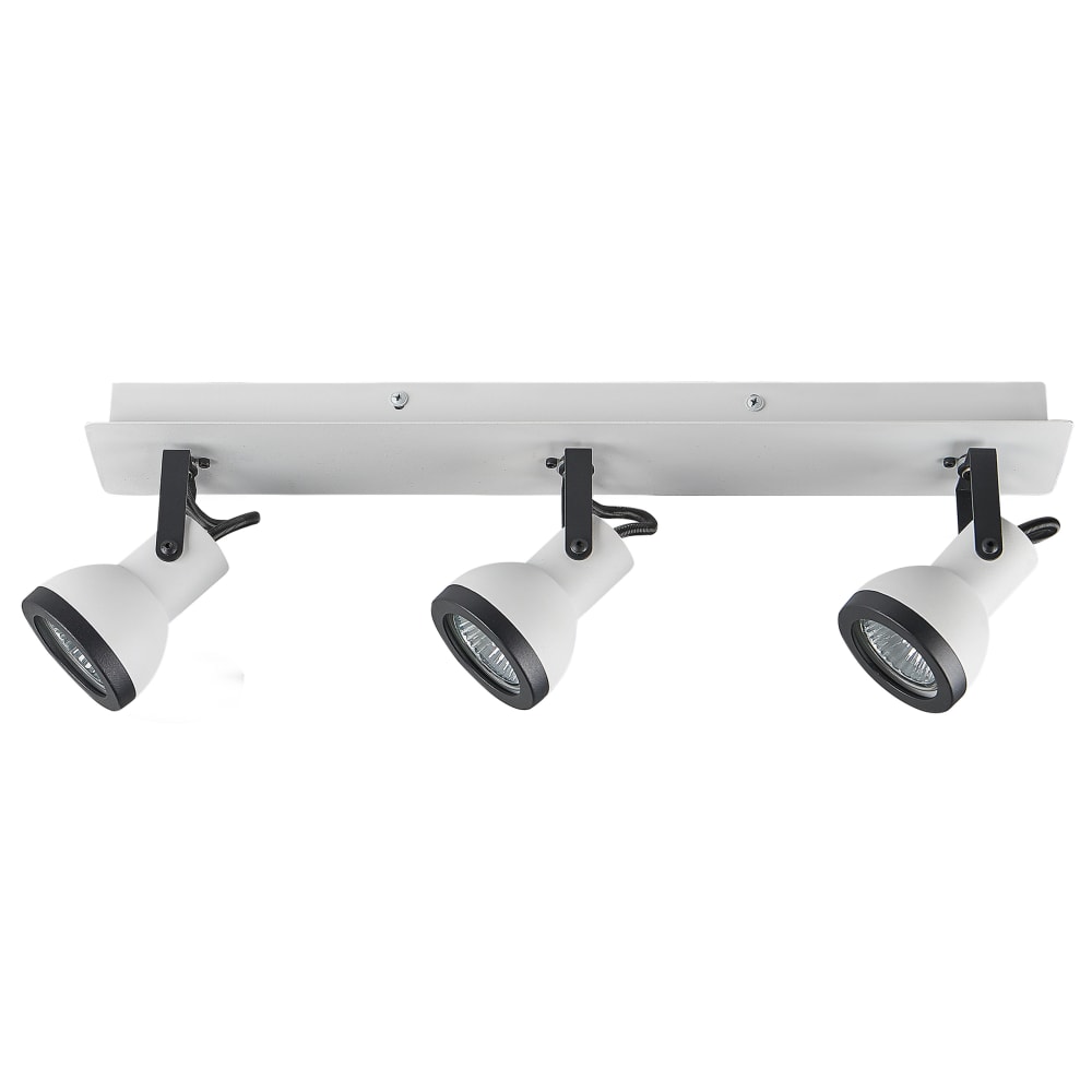 Spot à 3 lumières réglable métal blanc — vue 4