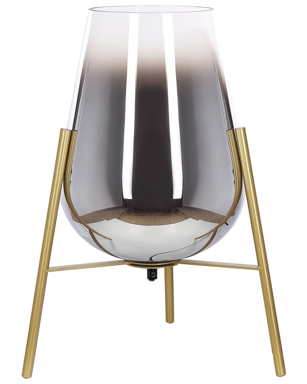 Tischleuchte Aus Metall 44Cm, Gold
