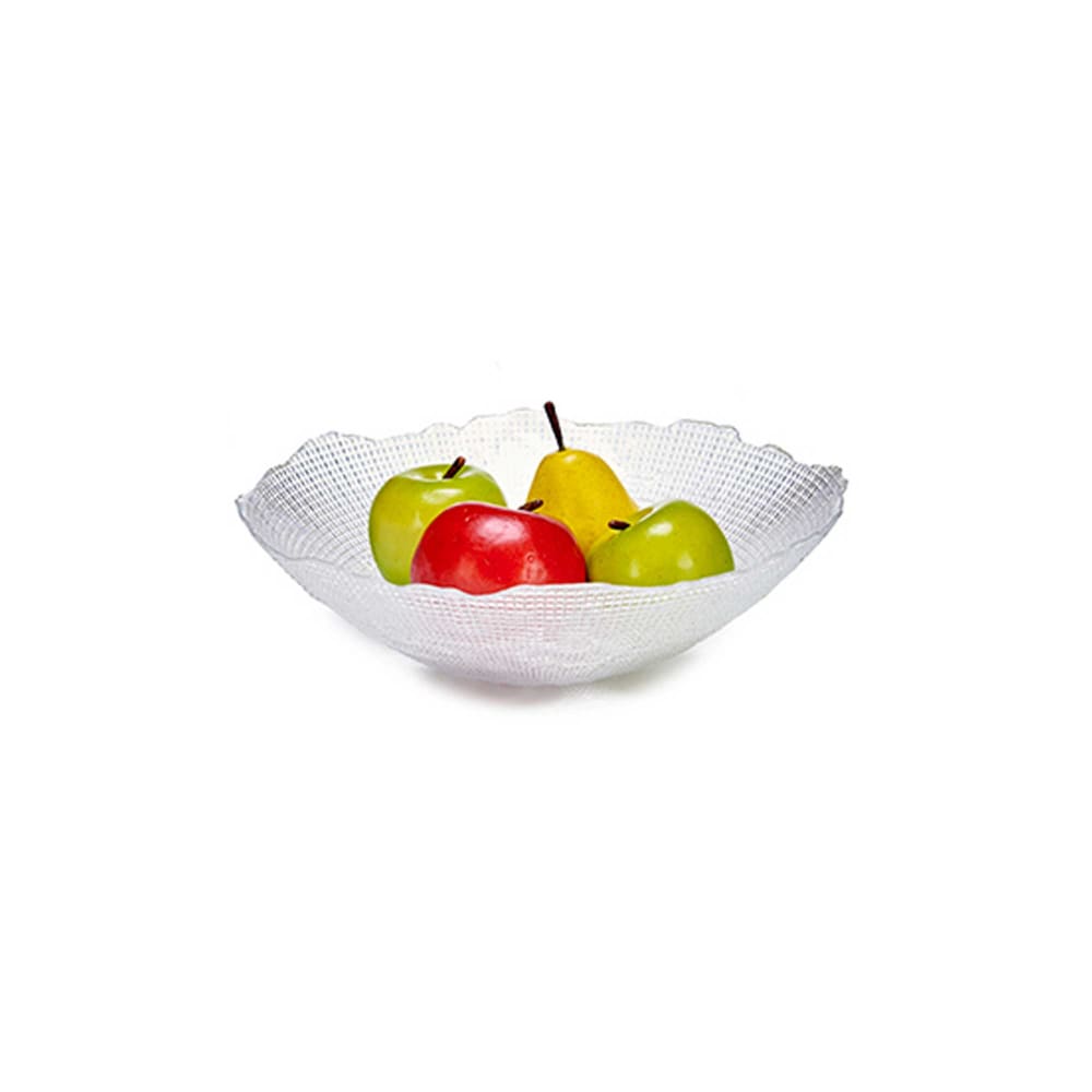 Corbeille à fruits décorative en verre - d31cm