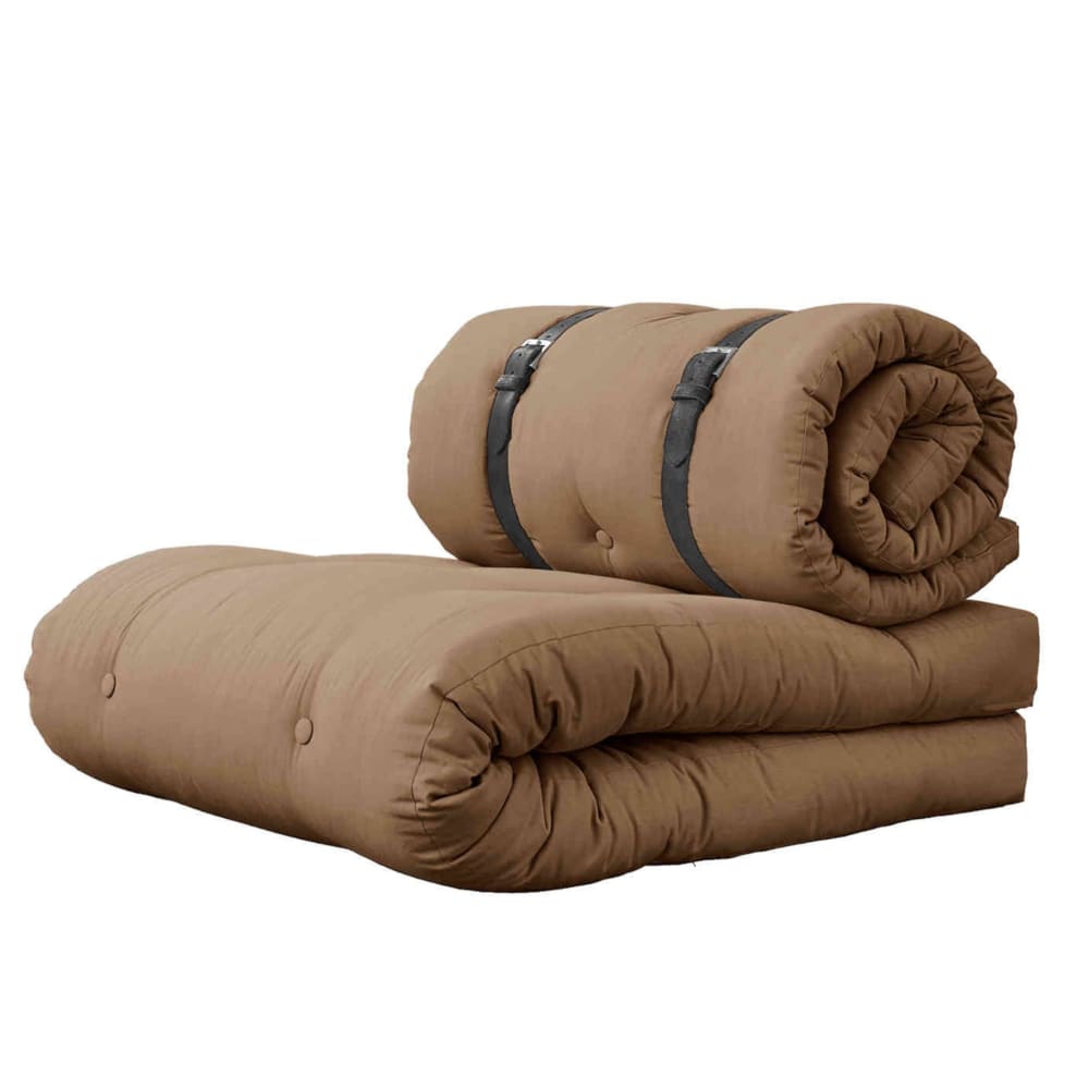 Karup Design Matelas futon pouf 2 en 1 marron 70x200 - Coton
