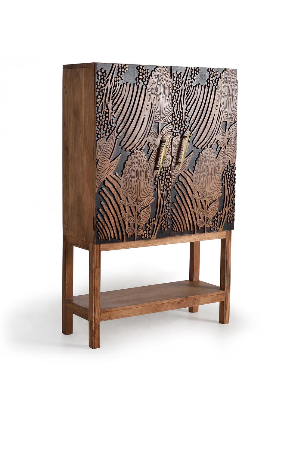 Flaschenschrank aus Akazienholz - Maisons Du Monde