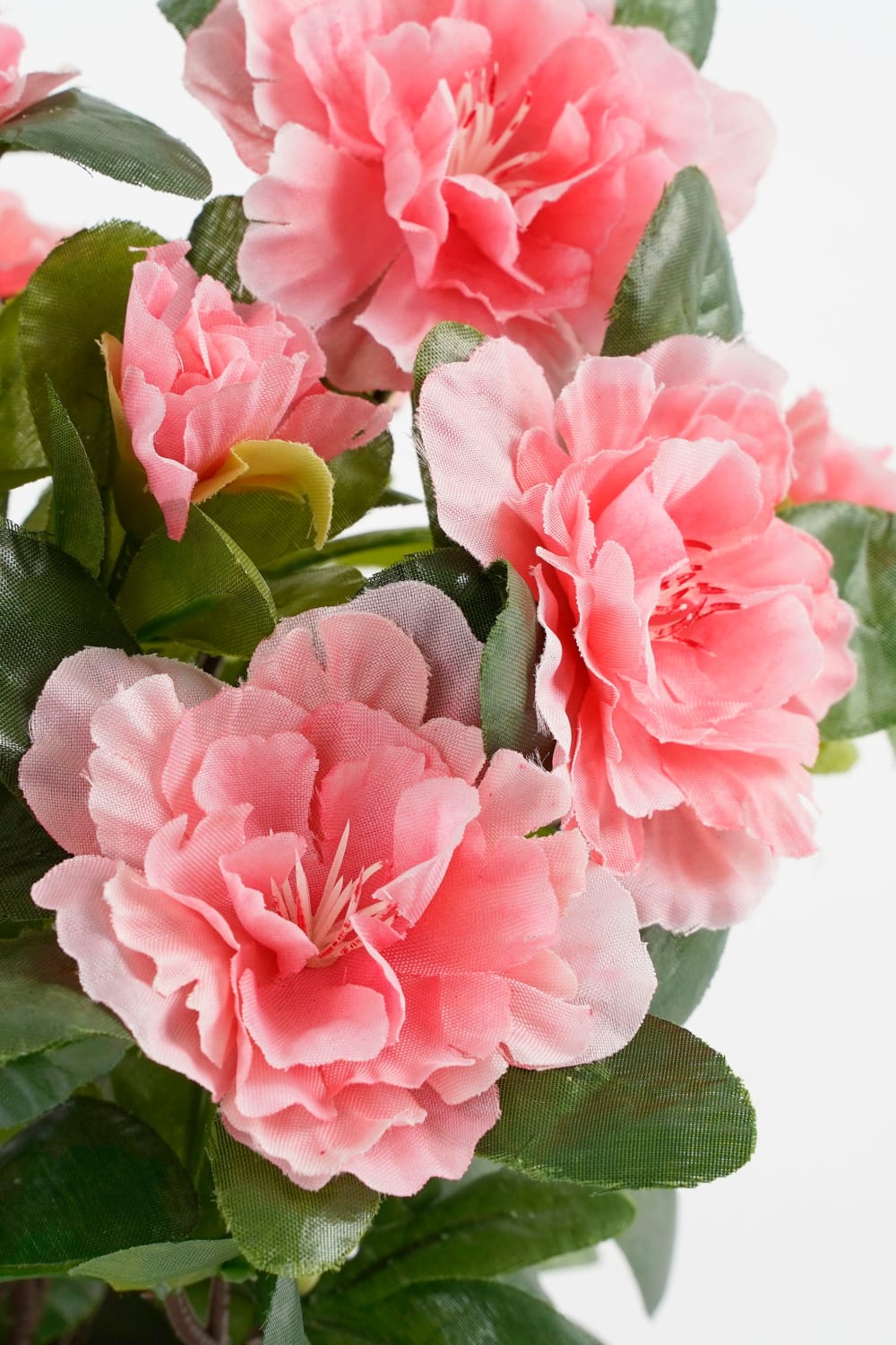 Azalea artificielle pêche en pot H27 — vue 4