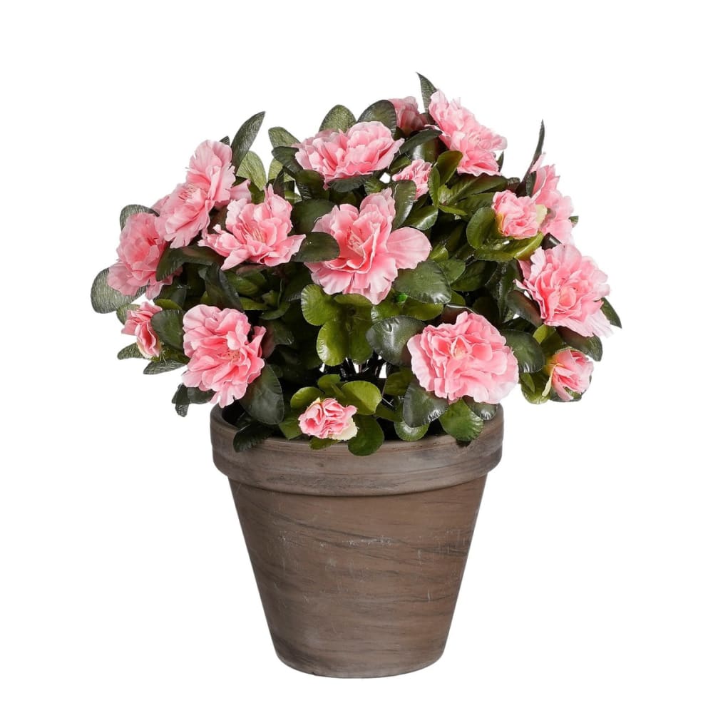 Plante artificielle pêche polyester h31xl26xl26cm