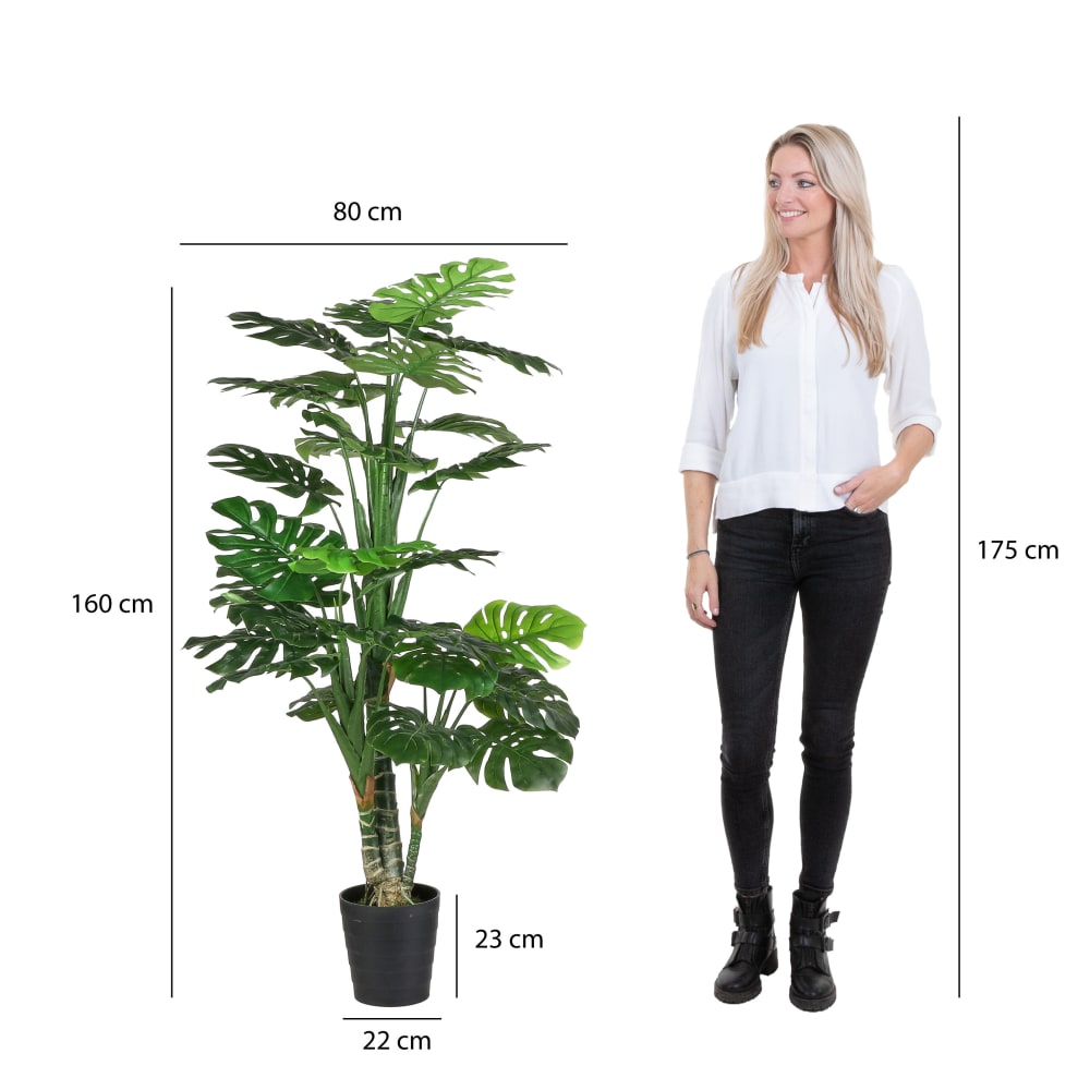 Plante artificielle Vert Polyester H160xl80xL80cm