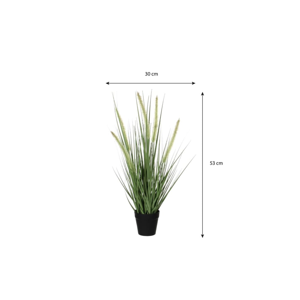 Plante artificielle vert plastique h53xl30xl30cm — vue 3