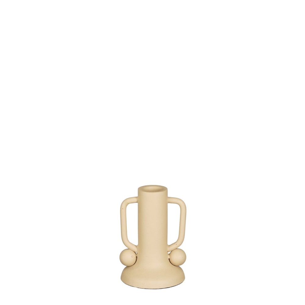 Chandelier beige fer h12xl8xl8cm — Beyit