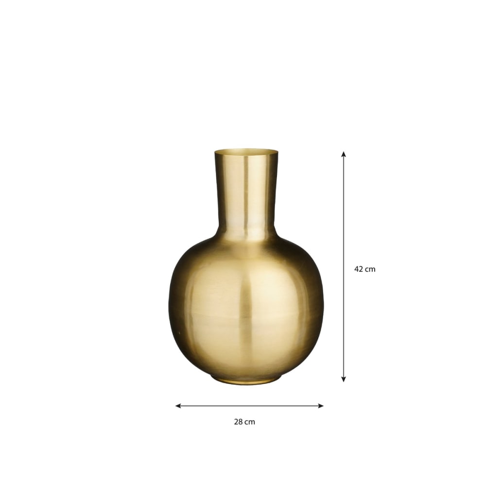 Vaso dara oro h42xb28xl28cm - Mica Decorations