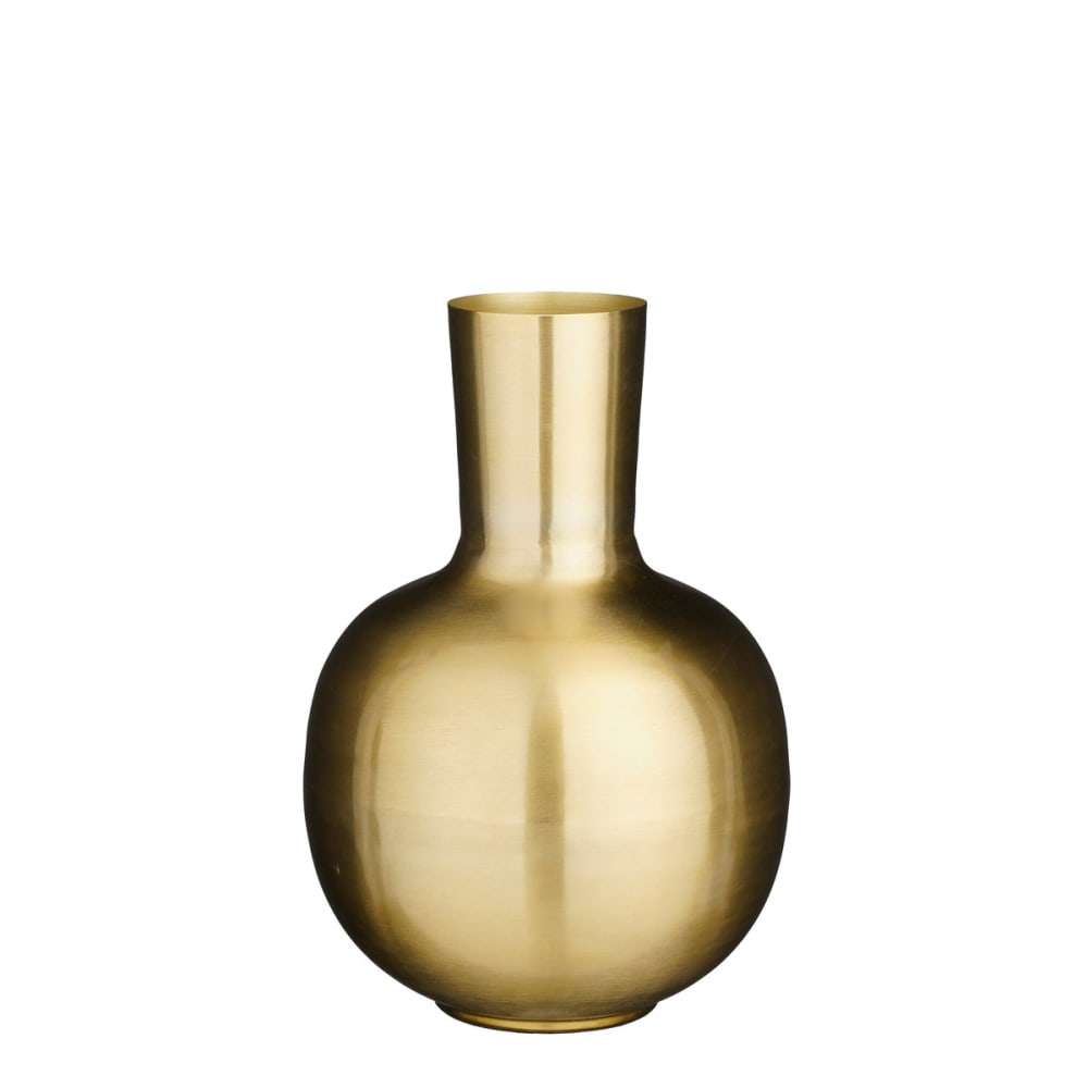 Vase doré fer h42xl28xl28cm — vue 4