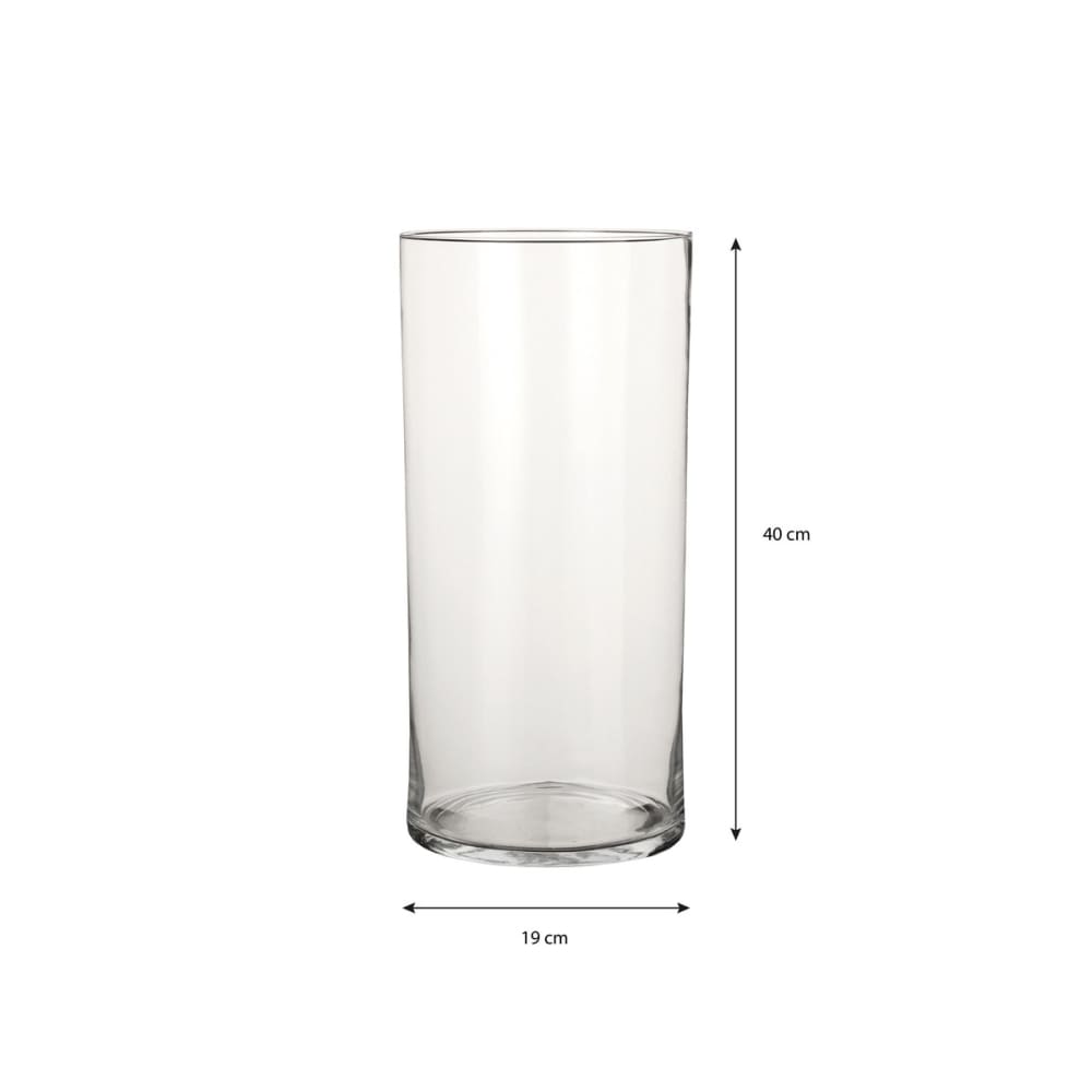 Florero carly transparente h40xb19xl19cm - Maisons du Monde