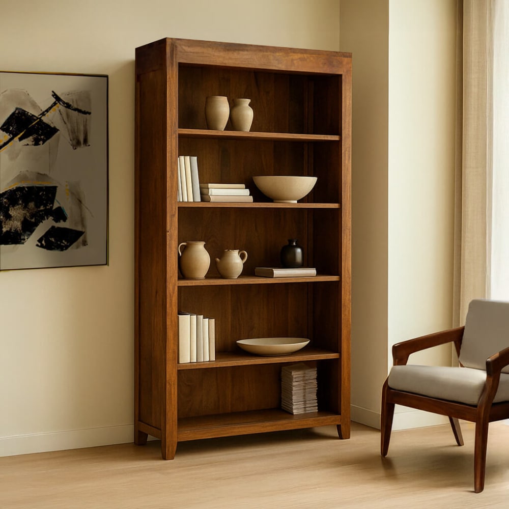 Librería de madera marrón h 190 cm - Maisons du Monde