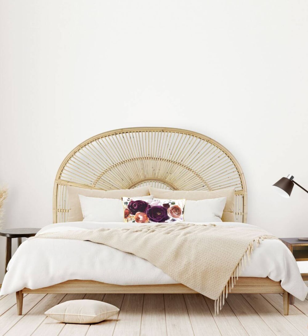 Cabecero de ratán beige anch. 160 cm - Maisons du Monde