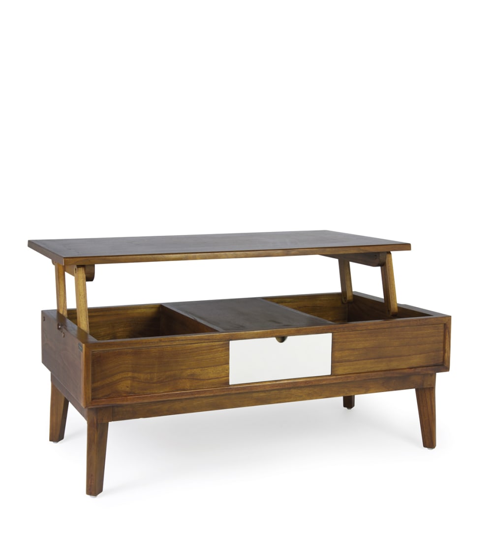 Couchtisch aus Holz, L 112 cm, zweifarbig - Maisons Du Monde
