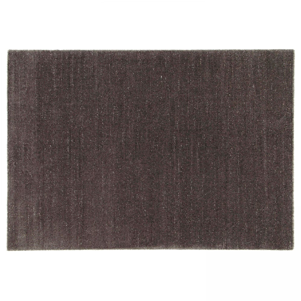 Tapis rectangulaire en polypropylène gris anthracite 160 x 230 cm