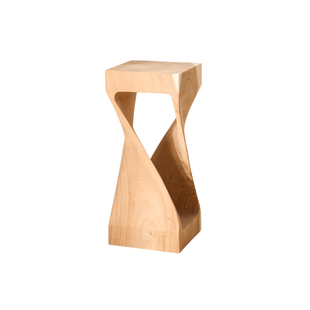 Mesita de noche de madera maciza 30x70cm
