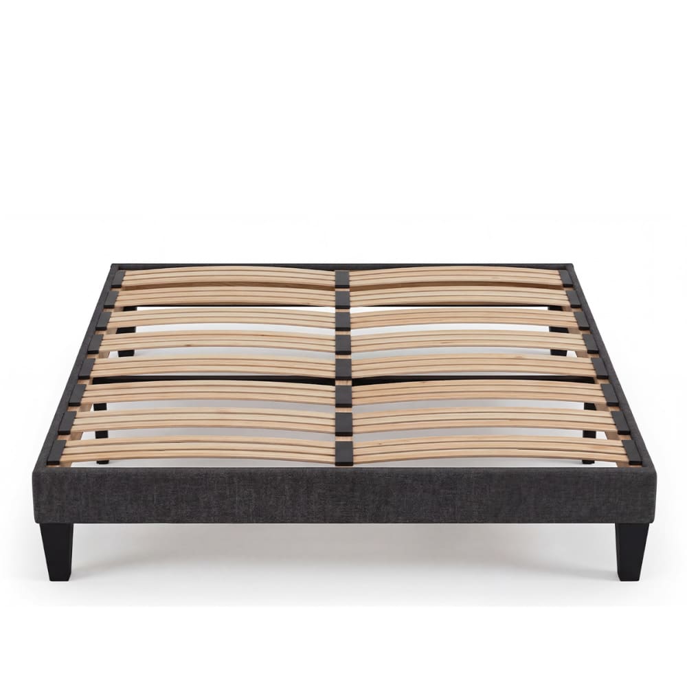 Sommier en kit tissu gris anthracite 180x200 Sommier en kit tissu gris anthracite 180x200