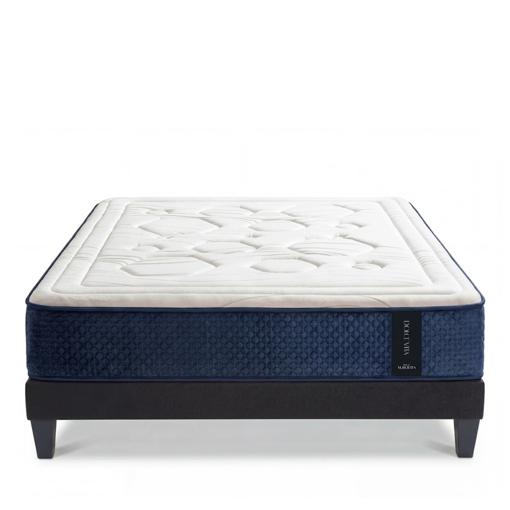 Ensemble matelas ressorts mémoire h28 sommier 200x200 Ensemble matelas ressorts mémoire h28 sommier 200x200