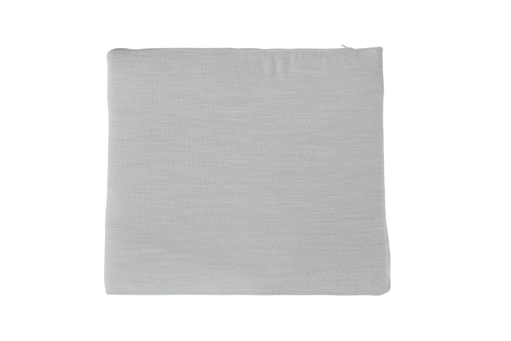 Pack 4 coussins de chaise de jardin gris clair