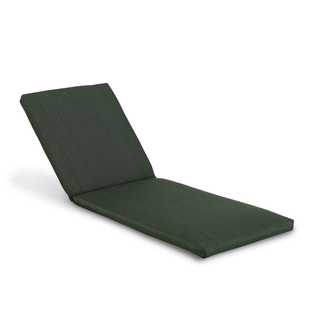Coussin de bain de soleil en jeans verts