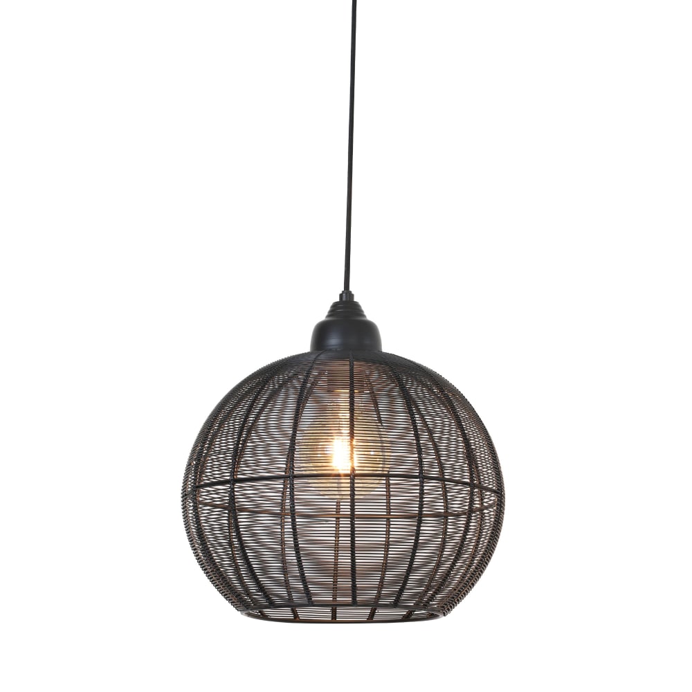 Light & Living Hängeleuchte aus Metall, schwarz, ø32cm style modern - Metall