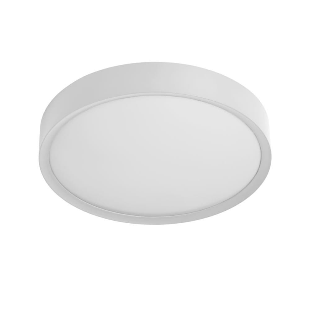 Plafonnier led salle de bain blanc mat