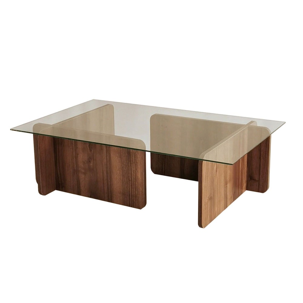 Table basse rectangulaire - plateau