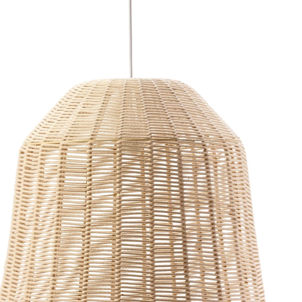 Lámpara de techo Capri de cuerda natural crema Ø48 cm E27 - Maisons du Monde